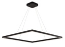 GURI LED pendel 90x90cm 98W 3000K zwart dimbaar