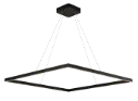 GURI pendant 90x90 98W 3000K black dimmable