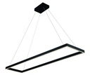 GURI LED pendel 30x120cm 53W 3000K zwart dimbaar