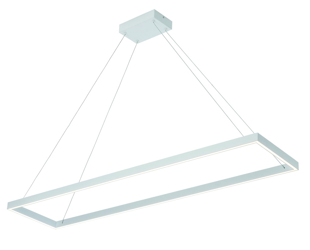 GURI LED pendel 30x120cm 53W 3000K wit dimbaar