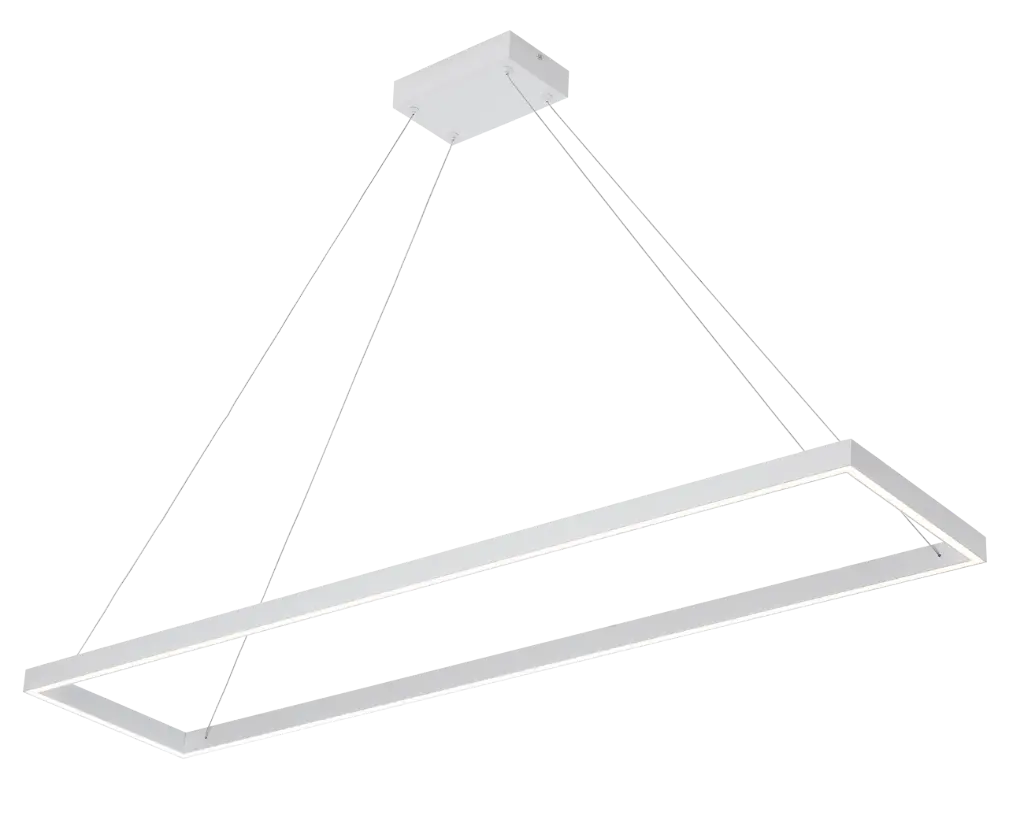 GURI LED pendel 30x120cm 53W 3000K wit dimbaar