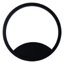 ORSO LED wandlicht 15W 3000K zwart dimbaar