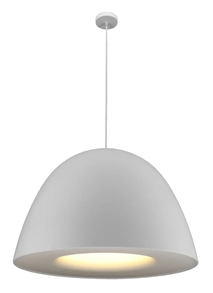NOBU pendel diam 600mm 1*E27 wit (kabel 300cm)