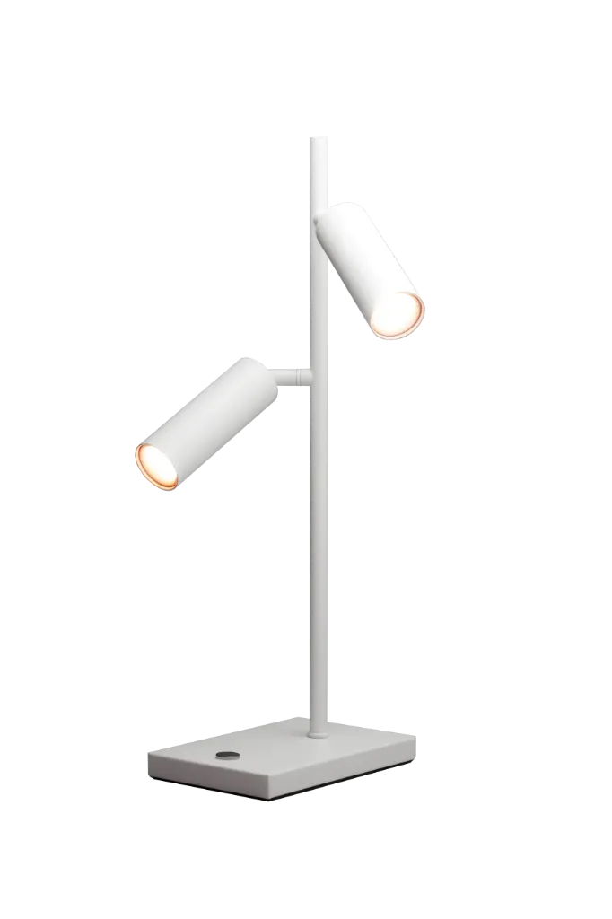 LOPAL tafellamp 2L 2x 4W LED wit