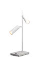 LOPAL tafellamp 2L 2x 4W LED wit
