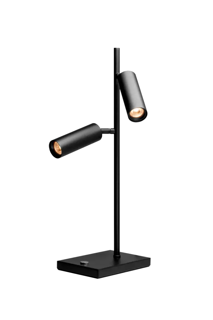 Lopal lampe de table 2L 2x 4W LED noir