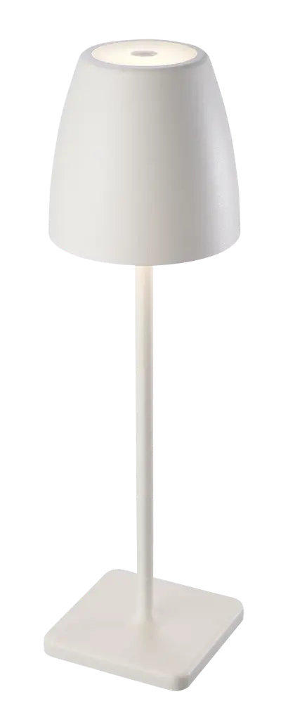 INA 2Watt IP54 tafellamp wit, draagbaar en oplaadbaar 