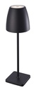 INA 2Watt IP54 draagbare en oplaadbare tafellamp zwart