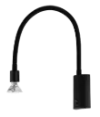 RUNE FLEX 1XGU10 LED 4,3W incl noir