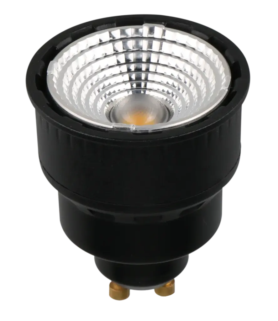 GU10 LED 4,5W 278Lm 2700K dimbaar zwart