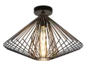 DAXOS ceiling 1x E27 black diam 48