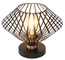 SHURU lampe de table 1x E27 noir + cuivre