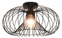 *JULIA 1x E27 plafondlamp Ø44cm zwart