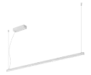 GURI LED pendel 38W 3000K 1200mm wit dimbaar (3m kabel incl)