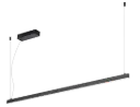 GURI LED pendel 38W 3000K 1200mm zwart dimbaar (3m kabel incl)