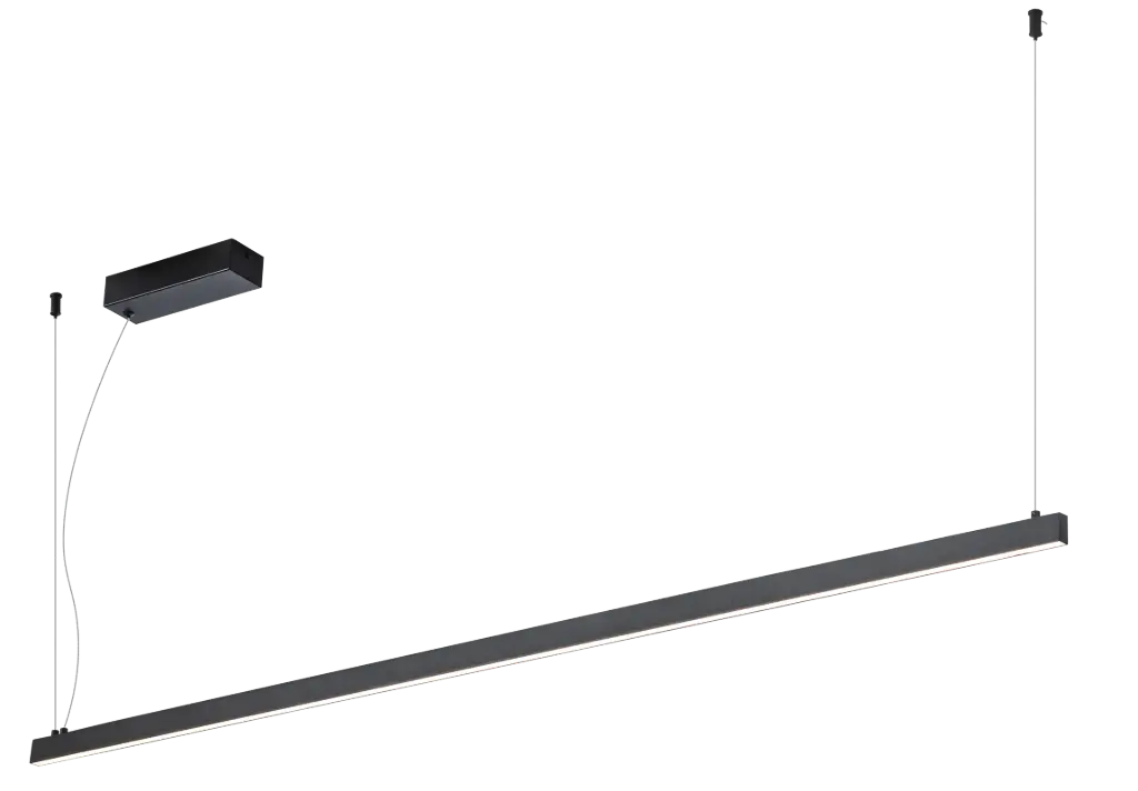 GURI LED pendel 40W 3000K 1800mm zwart dimbaar (3m kabel incl)