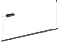 GURI LED pendel 40W 3000K 1800mm zwart dimbaar (3m kabel incl)