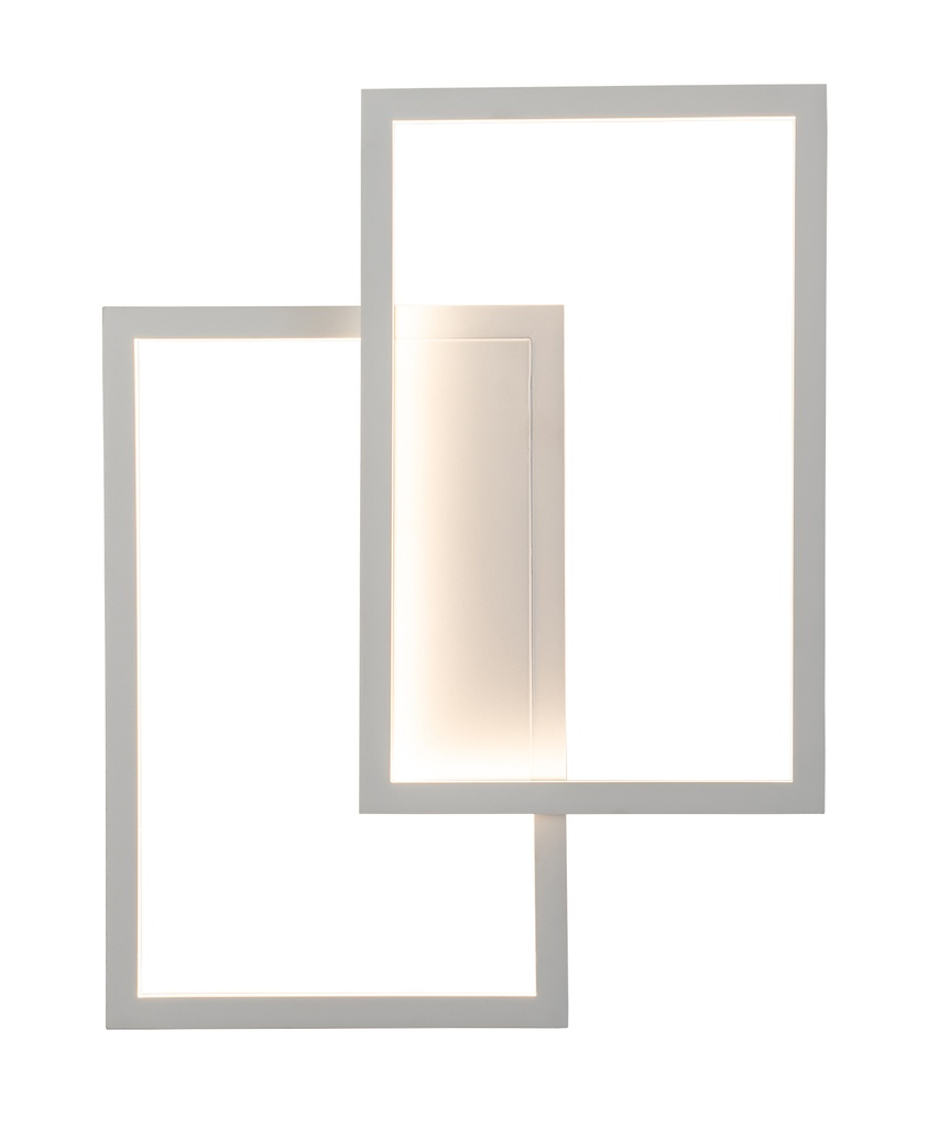 NORI LED 42W 3000K wit 435x335x60 dimbaar