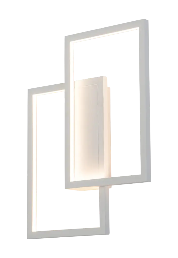 NORI LED 42W 3000K wit 435x335x60 dimbaar