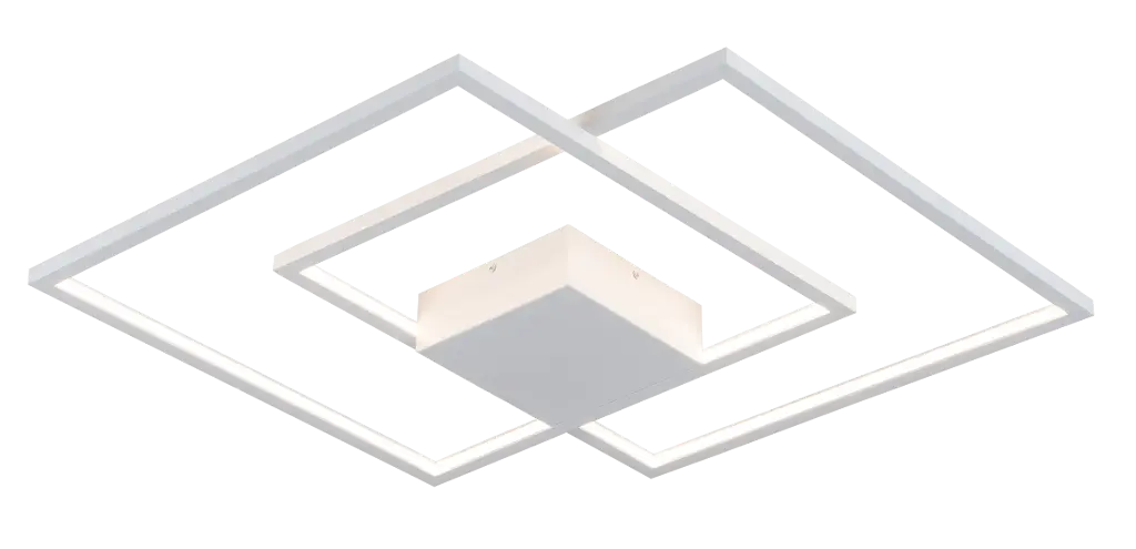 *NORI LED 56W 3000K wit 675x615x60 dimbaar