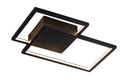 NORI LED 44W 3000K zwart 480x340x60 dimbaar
