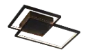 NORI LED 44W 3000K zwart 480x340x60 dimbaar