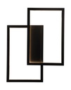 NORI LED 42W 3000K zwart 435x335x60 dimbaar