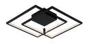 NORI LED 42W 3000K zwart 540x480x60 dimbaar