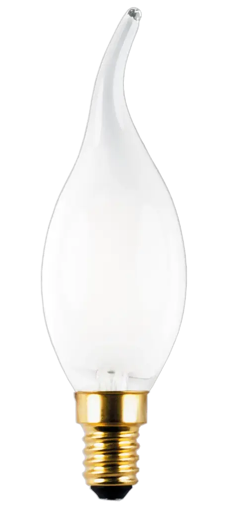 E14 LED Flame C35 2W Frosted 2700K Dimmable