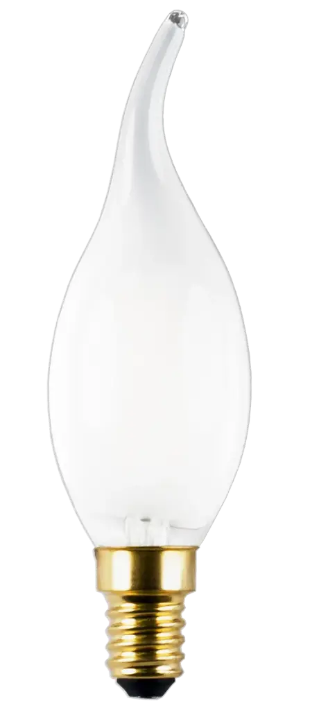 E14 LED Vlam C35 4W Mat wit 2700K Dimbaar