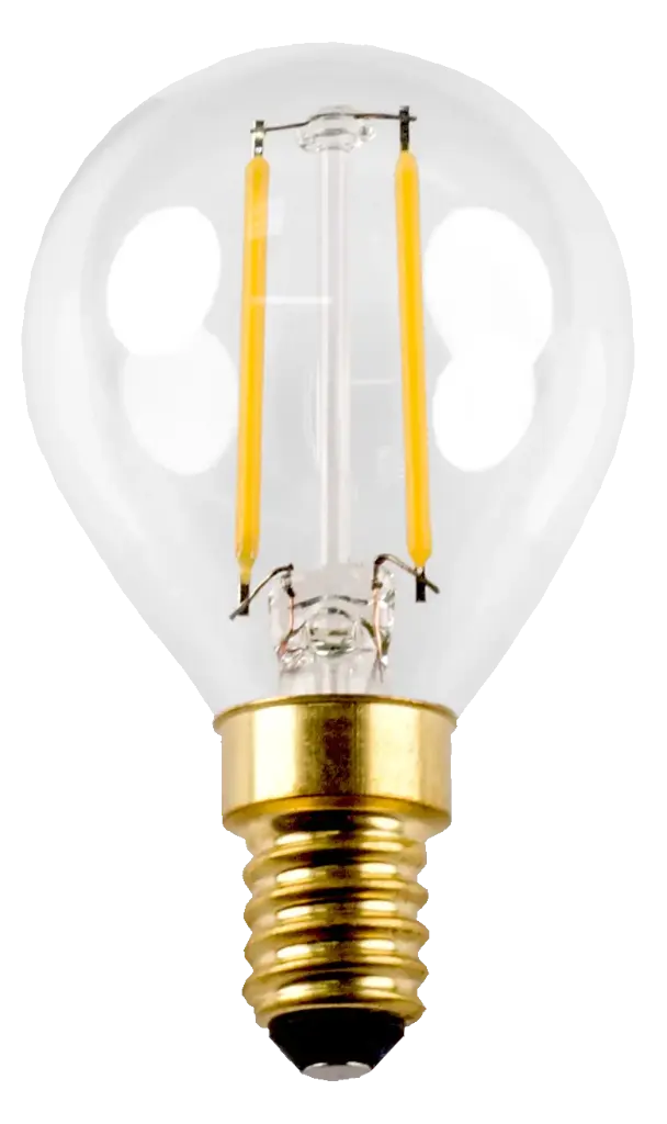 E14 LED Kogellamp G45 2W Helder 2700K Dimbaar