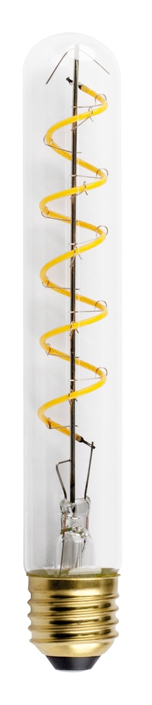 E27 LED Tube Spiral T30 6W Clear 230V 2500K Dimbaar