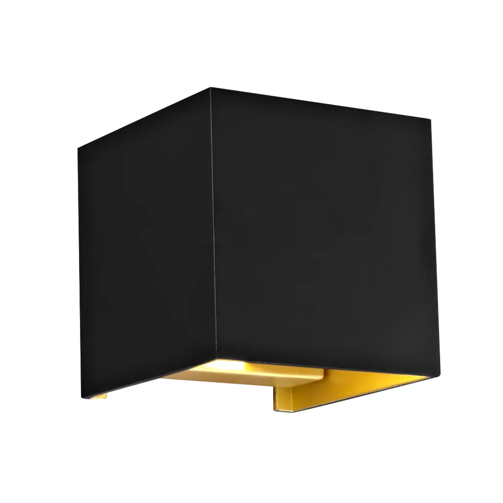 TOKO Wandlicht zwart / goud G9 excl (max 40W)