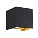 TOKO Wandlicht zwart / goud G9 excl (max 40W)