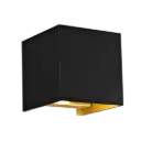 TOKO Wandlicht zwart / goud G9 excl (max 40W)