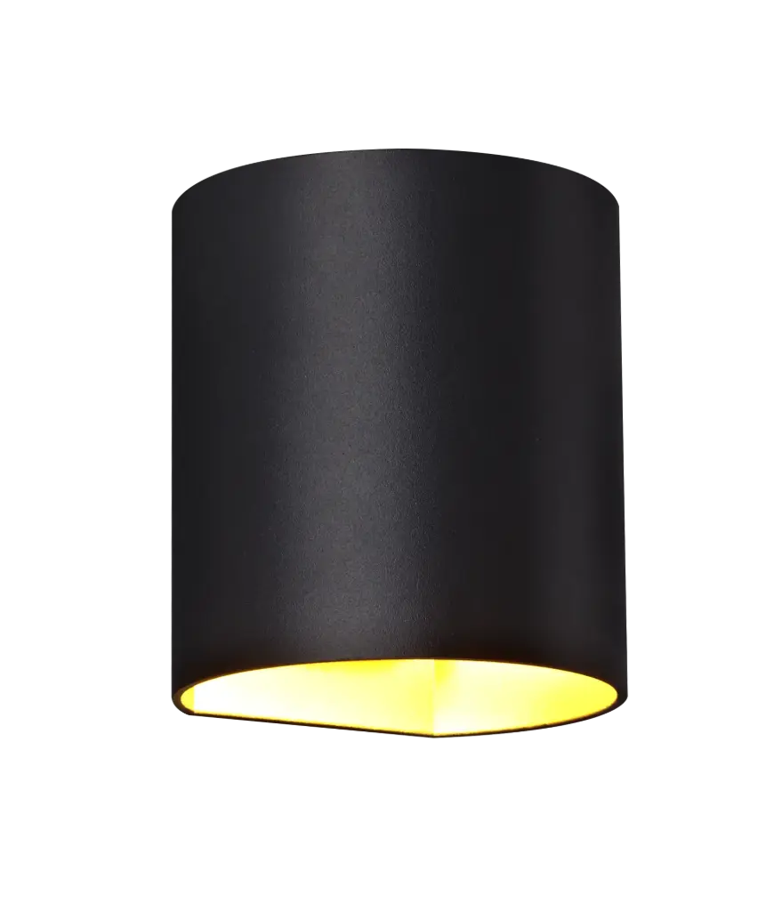 RADU Applique Mural Noir / Or G9 excl (max 40W)