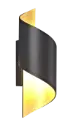 HELIX Wall light Black / Gold G9 excl (max 40W)