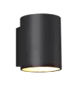 NIDUM Wandlicht zwart / goud rond G9 excl (max 40W)