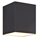 NIDUM Wandlicht zwart / goud vierkant G9 excl (max 40W)