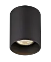 BABAR plafonnier noir ronde 1xGU10 excl (max 50W)