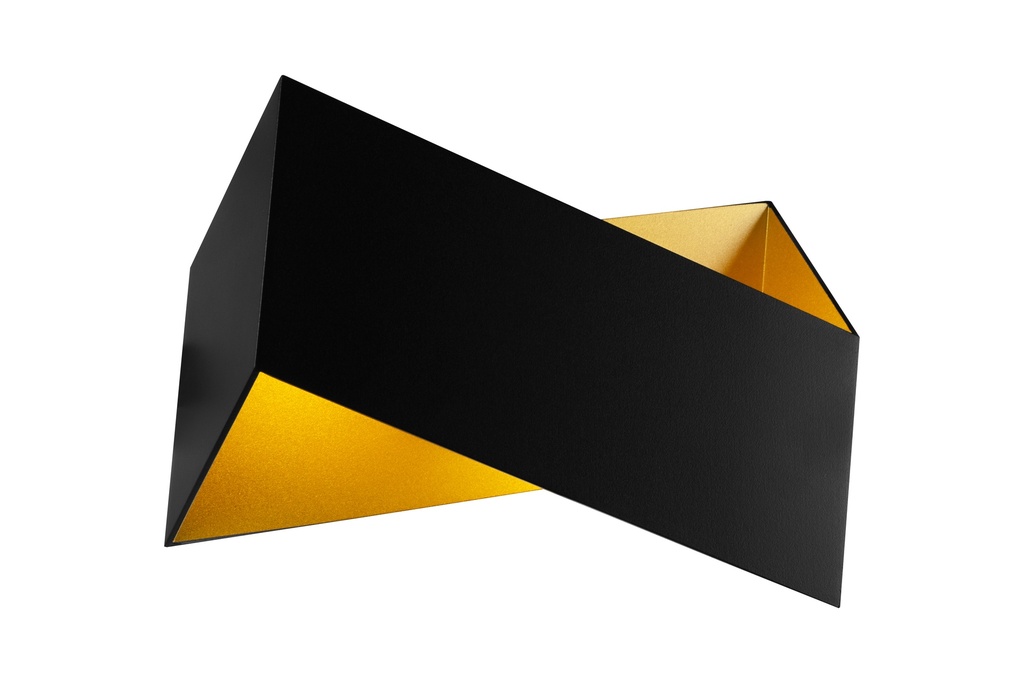 KUMIS Wandlicht zwart / goud 2xG9 excl (max 40W)