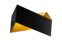 KUMIS Wandlicht zwart / goud 2xG9 excl (max 40W)
