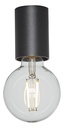 BABU Plafondlicht zwart 1x E27 excl (Ø56x90)