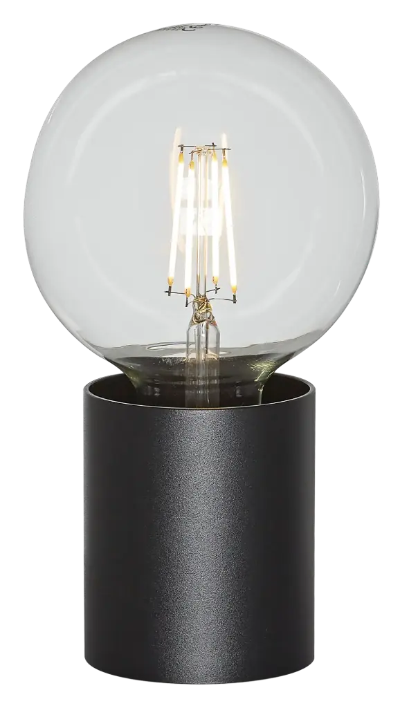 BABU Lampe de table noir 1x E27 excl (Ø80x84)