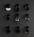 ORBIT LED Wandlicht 6W/9W 2700K Dimbaar