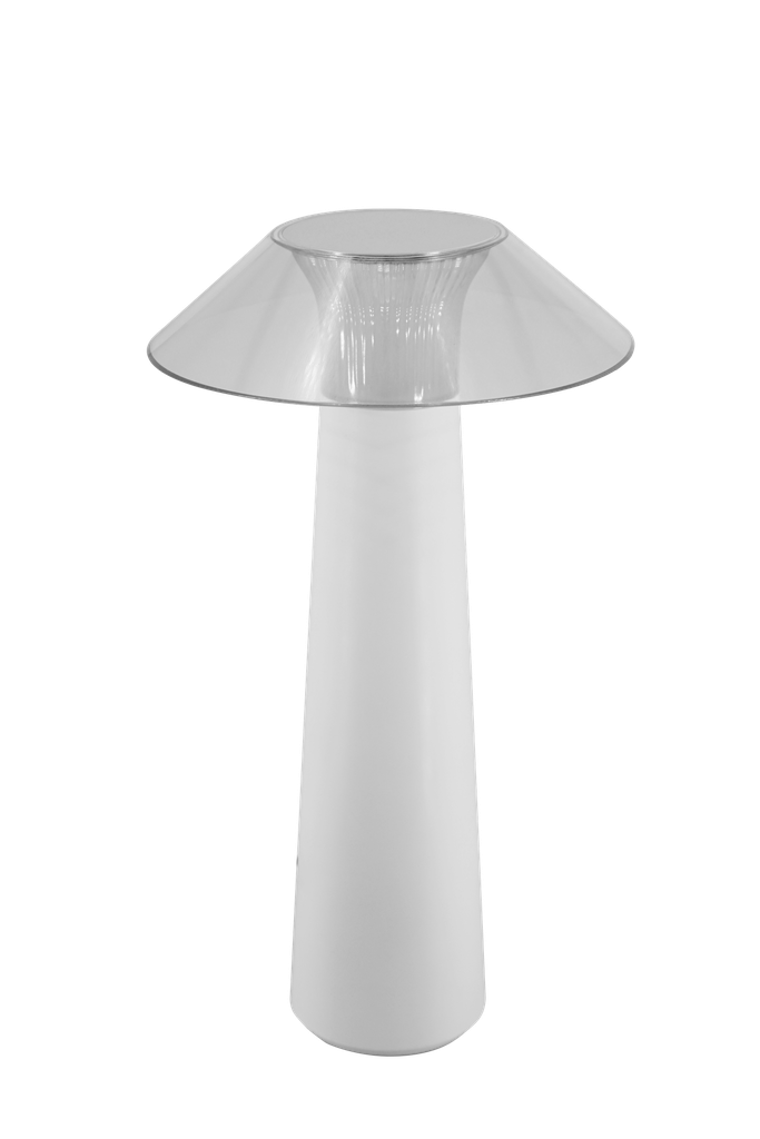 FAR LED tafellamp 1,6W 170Lm IP44, herlaadbaar, batterij incl, wit