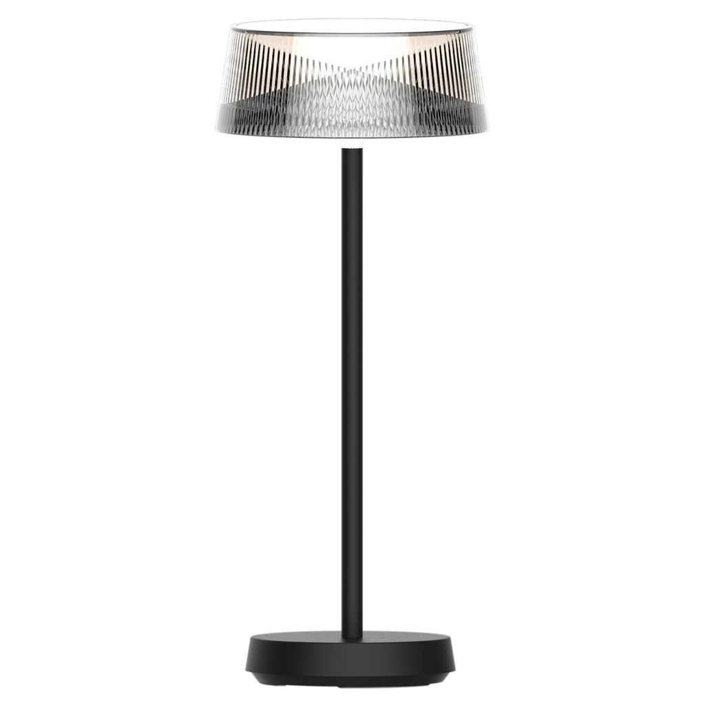 ARGIA LED 2W 230Lm IP44, rechargeable, batterie incluse, noir