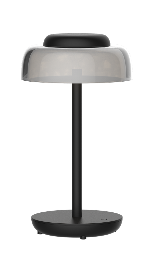 CYRUS LED tafellamp 3W 250Lm IP20, herlaadbaar, batterij incl, zwart
