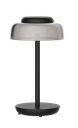 CYRUS LED tafellamp 3W 250Lm IP20, herlaadbaar, batterij incl, zwart