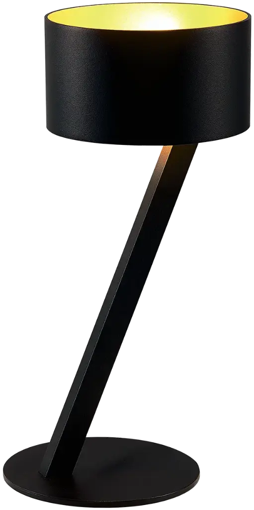 NOMA tafellamp zwart/goud G9 excl